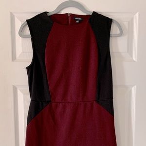 Apt 9 burgundy & black dress